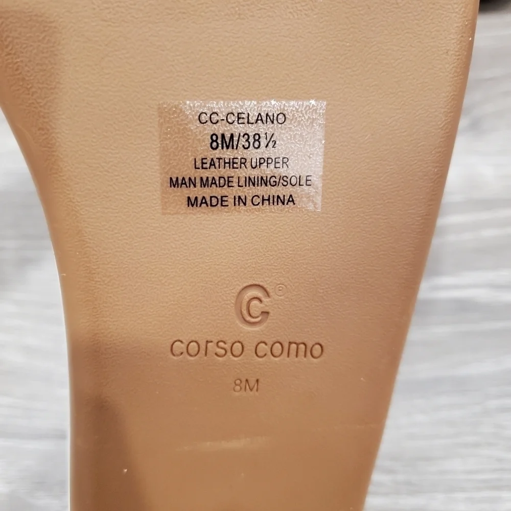 NEW CC Corso Como Celano Sandals Black